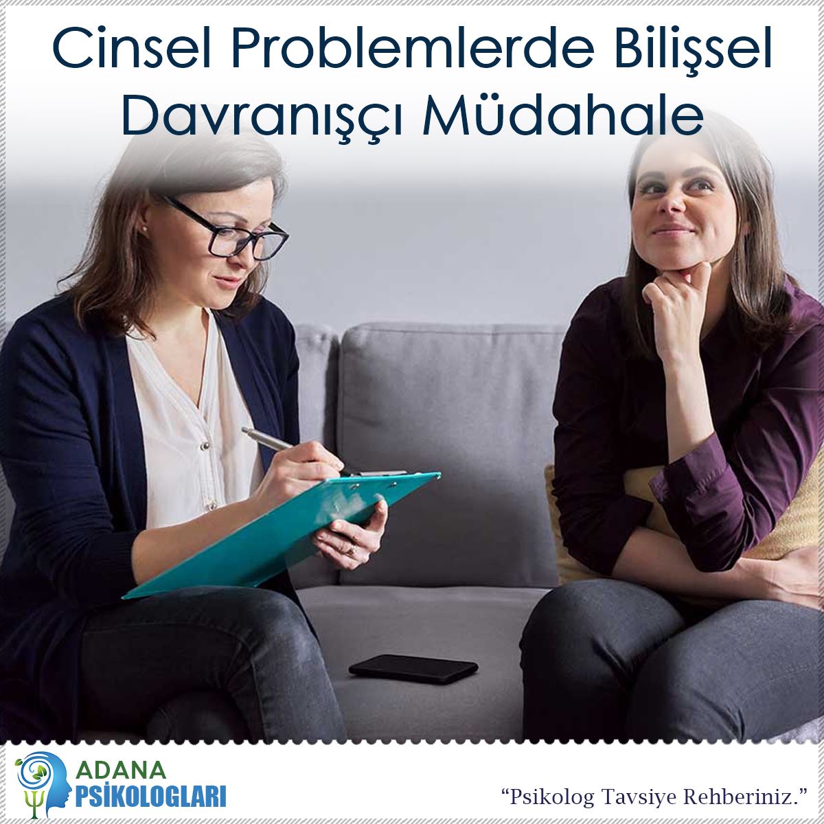 Cinsel Problemlerde Bilişsel Davranışçı Müdahale : Kapak Görseli