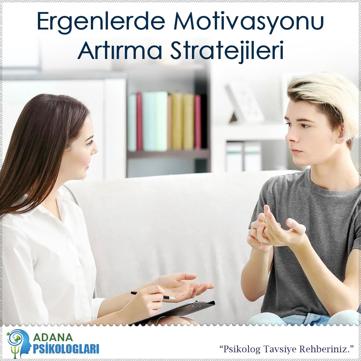 Ergenlerde Motivasyonu Artırma Stratejileri : Kapak Görseli